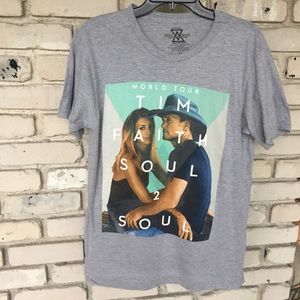 Tim McGraw and faith hill world tour shirt
